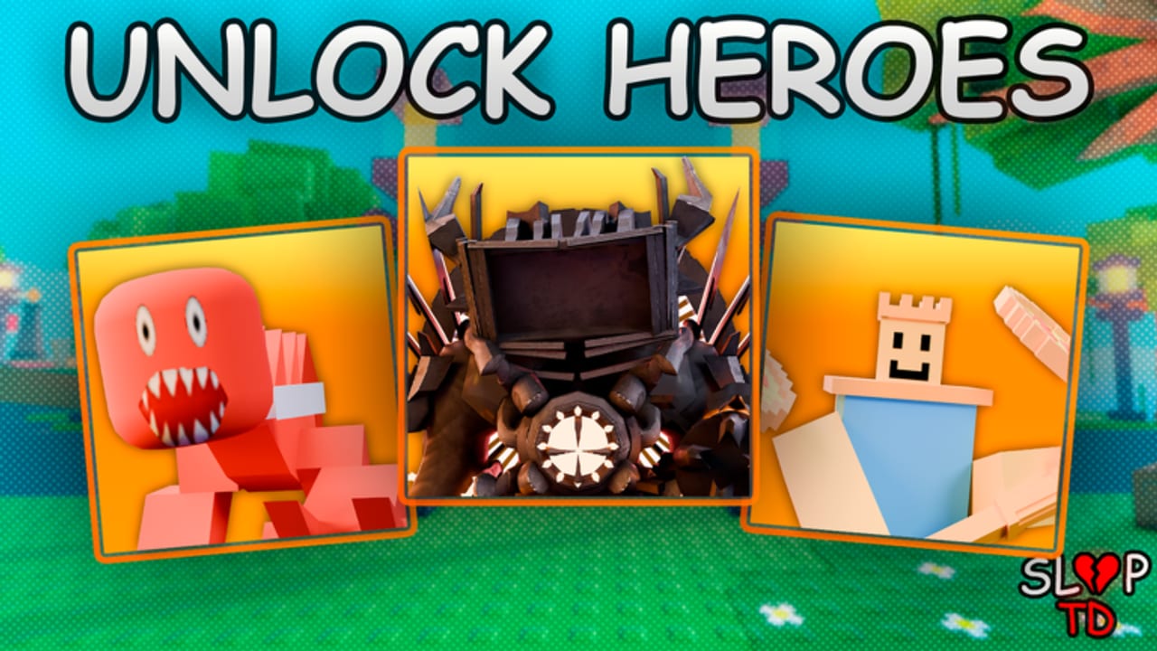 Slop Tower Defense lobby and map overview screenshot from Roblox